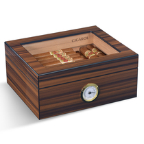 Humidor Cedar Wood Box Humidor Humidor Mass Storage Snow White Cigarette Case Professional Seal plus Box Double layer