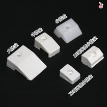 Door and window anti-sinking block plastic steel casement window White lifting jacking dust mat block hardware accessories window lifting block