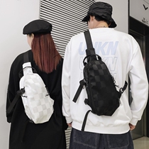 Tide Billboard Chest Bag Sports Skewed Satchel Casual Mens Single Shoulder Bag Student Fashion Small Backpack Womens Purse Cool