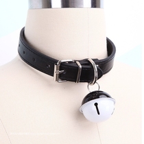 cos two-dimensional accessories sexy underwear accessories Harajuku big bell leather collar sexy Japanese neck ring neck ring