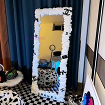 DIY transformation mirror material net red body mirror styrofoam cream glue decoration material making bag edge handmade