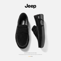 jeep gip male shoes 2022 new trends spring a foot pedal sloth bean-bean shoes fall genuine leather casual shoes