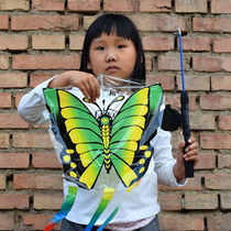 Childrens Kite Fishing Rod traditional portable plastic cartoon traditional pattern kite send childrens kite for easy flying