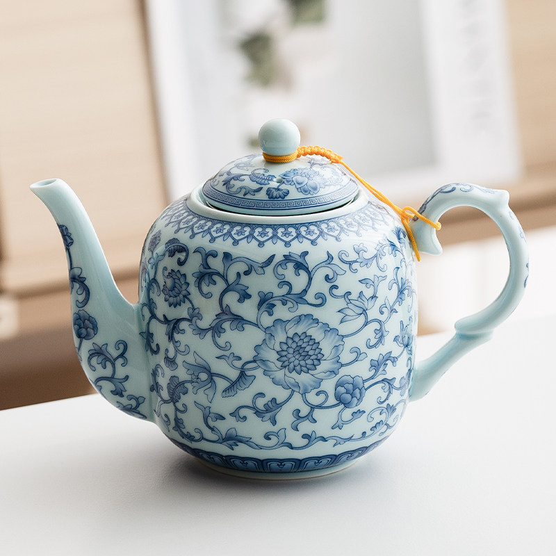 青花缠枝莲茶壶-青花缠枝莲茶壶促销价格、青花缠枝莲茶壶品牌- 淘宝