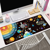 Cosmic planet mouse pad Large game computer keyboard pad Personality office creative gaming table pad Mouse boy