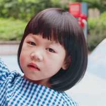 Net Red childrens wig bobou cute girl princess shape headgear short hair shooting photo studio light hair set
