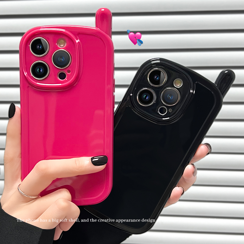 复古创意大哥大移动器材壳25年新款实测!苹果13/14Plus/12Promax所有系适用、小众高级防摔还百搭