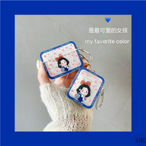 Cute princess girl airpods Protective case set 2 generation 3pro for Apple wireless Bluetooth headset 21 generation silicone soft box personality creative cartoon niche ins Wind girl heart New
