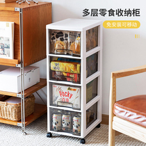 Drawer storage box toy snack storage cabinet household clothes book plastic cabinet sorting storage transparent box