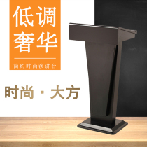 Light luxury store door shopping guide table Lecture table Guide welcome table Reception desk Consultant Restaurant collar simple white
