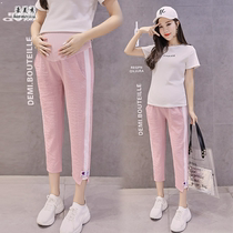 Pregnant women leggings spring and autumn fashion wear pregnant women pants spring and summer shorts summer belly pants maternity wear summer clothes