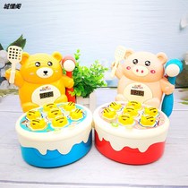 Little boy game console counting beating toys 1-3-6 years old electric playing childrens gopher with parent-child puzzle girl