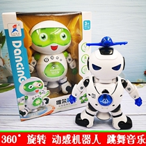 Dynamic Dazzle Dancers can sing and dance electric robot 360-degree rotating light music childrens toys