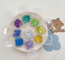 Puppy pet mini Yorkshire dog little teddy dog hair card than bear jewelry square bbclip 2cm color hair