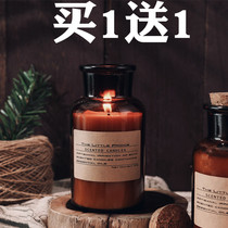 Aromatherapy candle bedroom fragrance soothe the nerves to help sleep clean the air smokeless candle essential oil sleep incense candle Cup gift