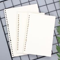 Blank horizontal line 20 holes 26 holes 30 holes loose-leaf paper a5 b5 a4 chequered dot plot forest paper loose-leaf bentinib