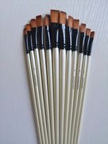 Natural large lacquer large lacquer flat head brushed natural lacquer earth lacquer auxiliary material gold and special Xiaoping pen rhinoceros leather lacquer