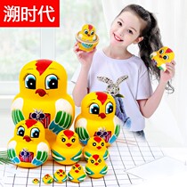 Russian trekking 10 layers of specialite Gifts Shake the same Child Puzzle Girls Cute Cute Cute Cute Doll Toy Gift