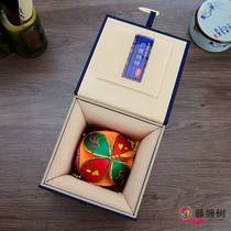 Hydrangea Guangxi Zhuang Jingxi Old State specialty handmade national fine embroidery Wedding gift foreign VIP