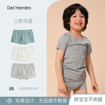 Childrens underwear boys horizontal quartet large children boy children and children baby non-pure cotton Modale shorts head