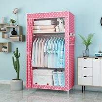 Wardrobe Home bedroom rental room with college student dormitory activity wardrobe assembly simple modern simple knot