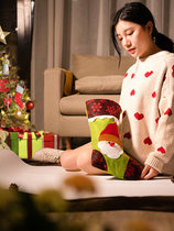 Christmas gift bags Creative packaging Santa Claus socks Christmas Eve Apple Packaging Gift bags decorated with boyfriend