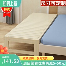 Solid Wood Children Bed Splicing Widened Bed Boy Bed Boy Princess Bed Baby Bed Baby Splicing Large Bed Brief
