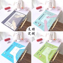 Healthy writing pad office table PAD specification posture gasket hard pen calligraphy grip pen positive posture custom writing pad