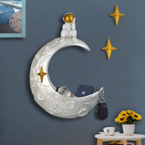 Light and luxurious hooks into the door Xuanguan Put the key shelve door entrance into the family Creative Astronaut The collection of the box decoration wall-mounted