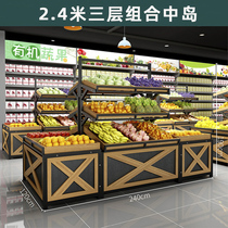 Display rack Fruit shop creative fruit and vegetable rack display rack shelf fresh display convenience store fruit frame