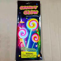 Fluorescent Stick Candy Spin Windmill Luminous Children Toy Fluorescent Stick Toy Festive Items Help Shine props