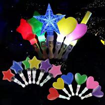 Loving Fluorescent Stick Led Flash Stick Peach Heart Luminous Stick Concert Should Aid Prop LOGO Makers Wholesale