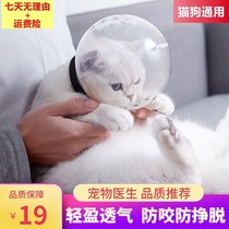 Kitty space head cover anti-bite and abrasion resistant Elisabeth ring headgear bath dog Anti-arrest Shame collar Item Circle