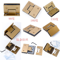 Black glass door hinge bathroom clip sub-black shower room hinge frameless door glass clip 90 degree glass door hinge