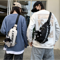 Chest bag Mens sports Tide Cards Men Skew Satchel College Students Class Sails Buns Bag Women Fashion 100 Hitch Boy Bags