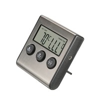 High Quality Kitchen Food Thermometer Outdoor Barbecue Milk BBQ Baking Oven Temperature Count Explicit Timer