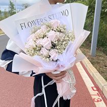 Packaging Rose Bouquet For Girlfriend Teachers Birthday Emulation Fake Flower Soap For Wedding Valentines Day Gift Dried Flowers Bouquet