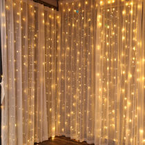 Led coloured lights star lamp string of ice drapes curtain lights flashing lights Girl hearts anchor Background Lights