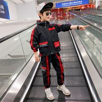 Childrens clothing boys spring clothing suit 2022 new CUHK Boy Boy Spring Fall Han version of the ocean handsome gas overalls