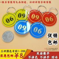 Restaurant Spicy Scalding number plate clips Number of numbers Cards Cards Platoon Number of cards for dining cards queuing up to call number plates