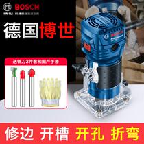 Bosch professional woodworking electric edging machine GKF550 high performance powerful engraving machine hydropower slotting machine Xiaoluo machine