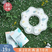 Disposable disposable saliva towel newborn bib neck type waterproof anti-spitting milk bib baby baby autumn and winter