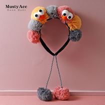  Hair band female face wash cute cartoon hair band female face wash net red headdress wash hair set Female face wash hair band tie hair