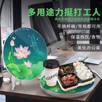 Three Tranches Thermoregulation Meals Heat Insulation Board Home Hot Cutting Board Multipurpose Warmers Office With Warm Insulation Warm Milk Machine Over Winter God Instrumental Sends Goddesss Sweet Gift