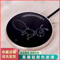 Smart Insulation Base Temperature Adjustable Add Hot Tea Cup Mat Office Constant Temperature Treasure Warm Tea Ware 55 Degrees Tea Cup