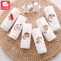  Baby towel face towel Super soft cotton gauze saliva towel Newborn supplies baby small square towel cotton classification