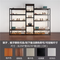 Practical shoe store shoe rack display rack Store shelf sub-commercial multi-layer window Childrens shoe rack bag physical store dedicated