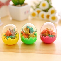 Creative cute cartoon dinosaur egg eraser Primary School Prize children gift stationery school supplies wholesale