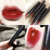 Perfect diary lipstick tavern lip glaze female H21 student affordable makeup milk tea color glass water light mirror