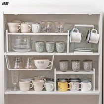 Inverted Cup control rack storage cabinet storage rack bowl dish drain can be layered superimposed tea cup glass cup holder